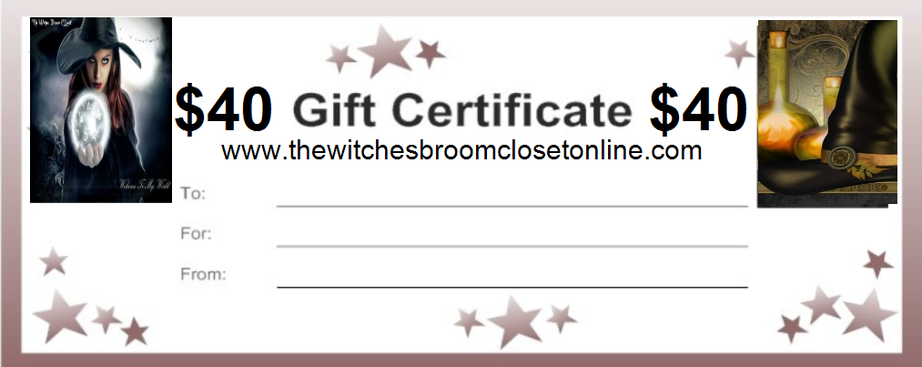 40.00 Gift Certificate - Click Image to Close